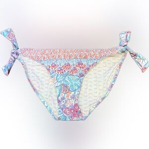 Lilly Pulitzer Bikini Bottoms in Pinchers Picnic with Tie Details women’s medium